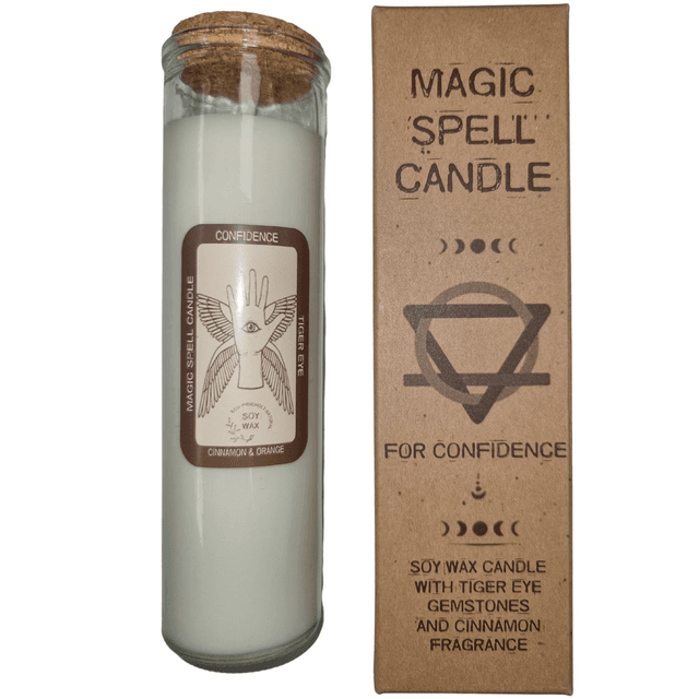 Bougie Magique - Confiance - ŒIL DE TIGRE &amp; CANNELLE