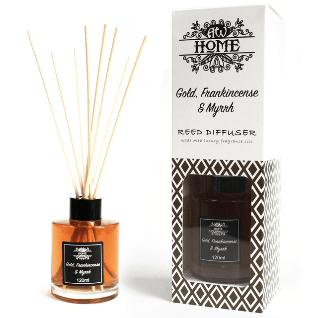 Diffuseur à Rotin - Or, encens &amp; myrrhe