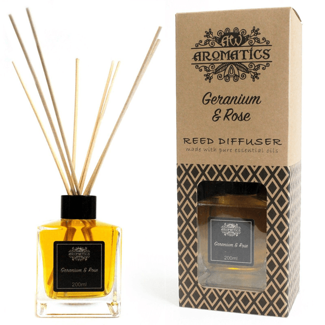 Diffuseur à Rotin - Géranium &amp; Rose