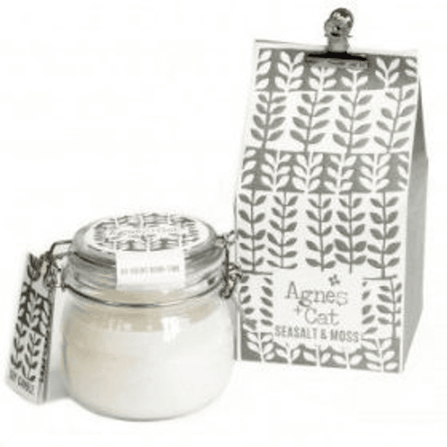 Bougie pot 400g - Sel Marin et Mousse
