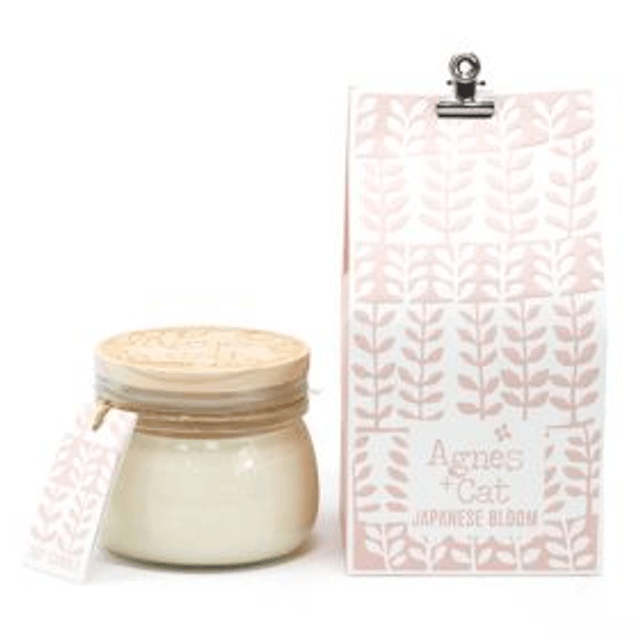Bougie pot 180g - Fleurs Japonaises